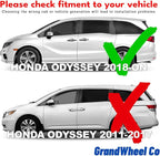 GrandWheel Window Deflectors Smoke Tinted in-Channel Side Window Vent Visor Deflectors Rain Guards Compatible with Odyssey 2018-2026 - 4pcs. GW0851