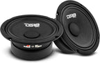 PRO-GM6SE Loudspeaker - 6.5", Midrange, Sealed Back, 480W Max, 140W RMS, 8 Ohms - Premium Quality Audio Door Speakers for Car or Truck Stereo Sound System (1 Speaker)