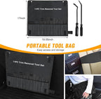 13PCS Nylon Trim Removal Tool Set for Bumper Fastener Rivet Clips Car Door Clip Panel Audio Video Dashboard Dismantle Black