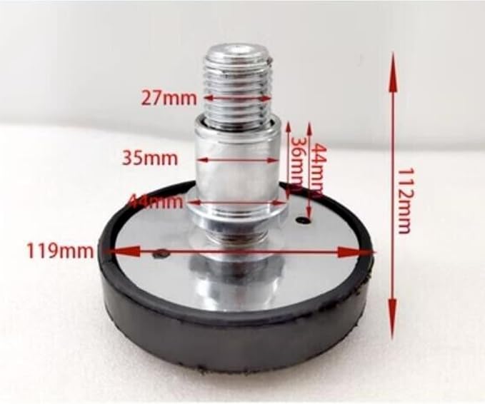 4pc 35mm Car Lift Pad Rubber Tray Heightening Feet Plus High Leg Pads Shaft Diameter