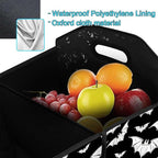 Halloween Bat Car Trunk Organizer Storage Box Collapsible Non-Slip Automotive Organizer Vehicle Organization