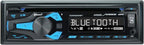 XDM280BT Single-DIN in-Dash CD Receiver with Bluetooth, Blue, 2.07x2.37x5.18 inches