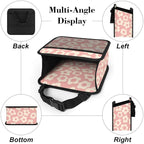 Car Backseat Organizer - Cute Aesthetic Car Storage Bin with Mesh Pocket & Reinforced Base - Universal Fit Hanging Seat Back Accessories for Women (Pink)