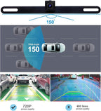 AC-HD02LR 720P Rearview Camera with Live Rearview, HD Picture Quality, Night Vision/Waterproof, Compatible with X10/V10/S8/A6/A5/F7 Series. Not Compatible with P5/P8/P9/P10
