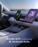 USB C to C Cable Fast Charging [2 Pack 6FT], USB C to USB C Cable for CarPlay, Durable Braided USB Type C iPhone Charger USBC Cord for iPhone 17/16/15/Pro Max/Plus, Samsung Galaxy S23 and More-Purple