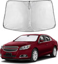 Windshield Sunshade Compatible for Chevrolet Malibu 2013 2014 2015, Sun Visor for Front Windshield & Window Sun Shade Cover, UV Heat Blocker & Protector, Car Accessories