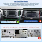 [4G+128G] Android 15 Car Radio for Kia Sportage 2010-2016 Car Stereo with Wireless Carplay/Android Auto, 9 Inch HD Touchscreen with GPS Bluetooth WiFi FM/RDS EQ SWC Backup Camera MIC