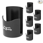 Magnetic Cup Caddy - Keep Your Favorite Beverage at Hand, 3.3" Inner Diameter, 4.625" Height, Black, Pack of 6, 07583X6