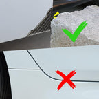 4 Pcs Car Door Edge Guards Door Anti-Collision Strip Anti-Rub Trim Carbon Fiber Texture Accessories Door Corner Bumper Protector Anti-Scratch Universal for All Cars SUV (V-Carbon Fiber Black)