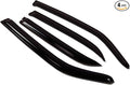 WV-730B Outside Mount Window Visor Deflector Rain Guard Dark Smoke 4-pc Set, Compatible with 2016-2018 Mercedes-Benz GL450 GL500 GL550 GL63