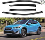 Window Visors Rain Guards for 2018-2023 Subaru Crosstrek & Subaru Impreza Hatchback 17-23, Out-Channel Window Vent Wind Deflectors Visors Shades