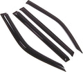WD2-327RM Dark Smoke 4 Pcs Set Window Visor (Outside Mount) Deflector Rain Guard Compatible with 1996-2007 Mitsubishi Montero Sport
