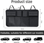 Car Trunk Organizer, Large Capacity Backseat Hanging 8 Piece Large Capacity Organizer Avoid Cluttered Stacking Car Accessories, Universal for SUV, Truck, RV