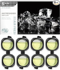 Car Air Freshener Vent Clips, 8 Pack, Provides Long-Lasting Scent, Up to 240 Days, Odor Eliminator (Ice Scent)