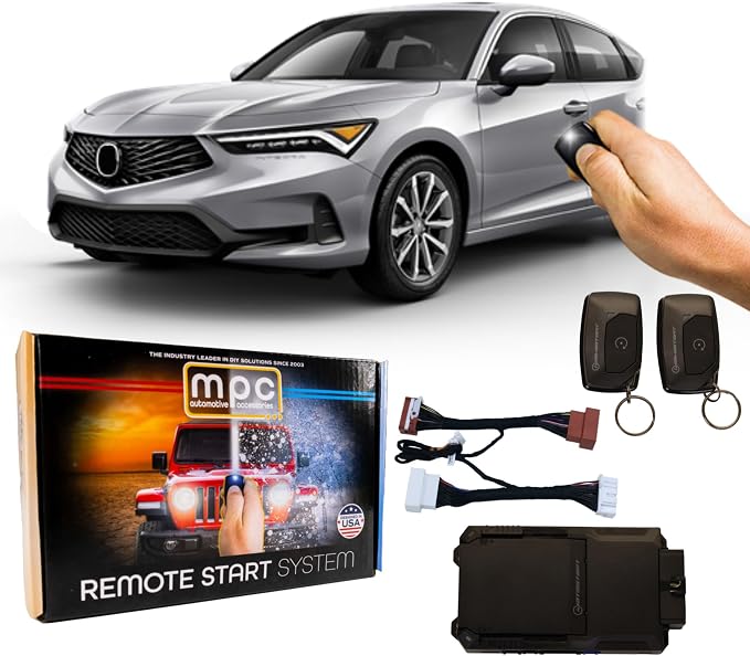 MPC Remote Start Kit Compatible with Acura Integra 2023-2025 | 2X 1-Button Long Range Remotes | Plug and Play | No Wire Splicing | USA Tech Support