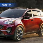 Window Visors Rain Guards for Kia Sportage 2017-2022, Out-Channel Window Vent Wind Deflectors Visors Shades for 17-22 Sportage