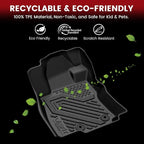 Floor Mats & Backrest & Cargo Mats for Subaru Forester 2026 2025 (Fit Hybrid, Not for Gas), All Weather TPE Custom Fit Easy Clean for Forester Hybrid 2025 2026 Car Accessories Trunk Liners