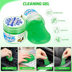 15PCS Car Detailing Kit Auto Cleaning Tools Wash Set with Storage Carry Bag Beginners Easy to Use for Interior Exterior Car Care Clean Windshield Dashboard Seat Air Vents Wheels Tires, Green