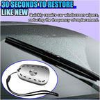 Car Windshield Wiper Repair Tool - Portable Double Sided Wiper Strip Restorer Car Windshield Wiper Regroover Tool - Windscreen Wiper Blade Cutter Cleaning Tools for Most Cars (Silver-2PCS)