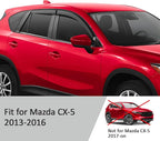 Voron Glass Tape-on Rain Guards for Mazda CX-5 2013-2016, Window Deflectors, Vent Window Visors, 4 Pieces - 100881