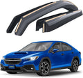 Goodyear Shatterproof in-Channel Window Deflectors for Subaru WRX 2022-2026, Rain Guards, Window Visors for Cars, Vent Deflector, Car Accessories, 4 pcs - GY008099