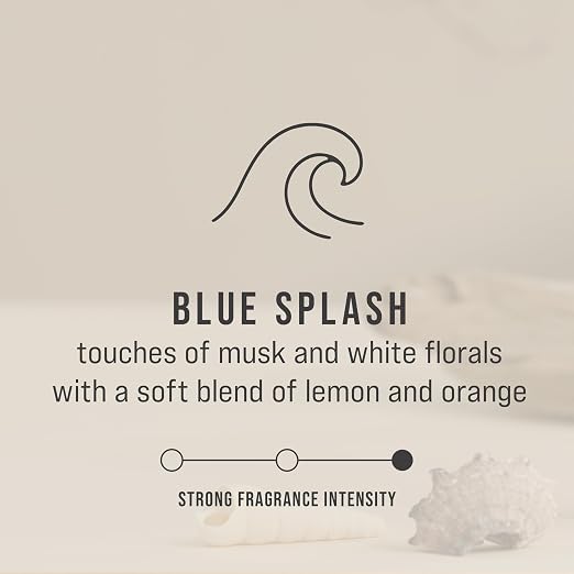 TCell Air Freshener Refill Blue Splash Odor Neutralizing Long Lasting Battery Free Consistent for Restrooms in Restaurants/Schools/Airports/Offices