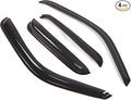 Outside Mount Window Vent Visors Rain Guards Compatible with GMC Sierra 1500 Extended 1999-2006 | Side Window Wind Deflectors Rain Shields | Smoke Tinted, 4 Pcs Set, DGWV-049-2