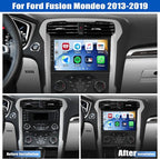 6+128G 8 Core Android 13 Car Stereo for Ford Fusion Mondeo 2013-2019 with Wireless CarPlay&Android Auto,9" Touchscreen Car Radio,5G WiFi,GPS,Mirror Link,Bluetooth 5.0,FM RDS,DSP 32EQ,SWC,Backup Camera
