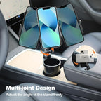 for Cup Holder Phone Holder,Cup Adapter Adjustable Base Phone Holder for Tesla Interior Accessories,Car Cup Holder Expander Adapter,Cybertruck Accessories,Interior Car Accessories(Pro)