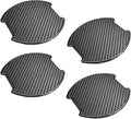 4Pcs Black Carbon Fiber TPU Car Door Handle Cup Protective Stickers Universal Door Handle Cups Scratch Protection Films