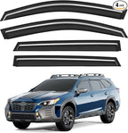 Low Profiles Window Rain Guards Fit 2020 2021 2022 2023 2024 2025 Subaru Outback Rain Guards Window Deflectors Visors Tape-on Vent Visors Vent Shades Car Accessories