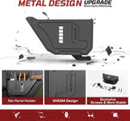 Metal Rear Door Pocket Storage Box for Jeep Wrangler JK JKU（2007-2017）, Accessories Car Door Organizer Storage Large Capacity,2PCS