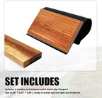 Wood Car Air Freshener,Magnetic Wood Car Fresheners Long Lasting for Absorbing Unpleasant Smells,Reusable Wooden Cars Freshener Cars Interior Accessories for Truck & SUVs (Teak)