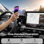2026 RAV4 Car Phone Holder for Toyota RAV4 12.9-inch Touchscreen (XSE/Limited), 360° Rotation Phone Mount Compatible with MagSafe, No Vent Blocking, Exclusive Custom Fit for Toyota RAV4 Accessories