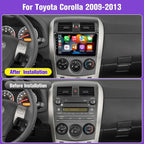 Car Radio for (Fit for J.B.L Version) Toyota Corolla 2009 2010 2011 2012 2013, 9inch Touch Screen for Corolla Head Unit with Wireless Carplay Android Auto Bluetooth GPS Backup Camera