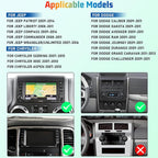 8 Core Car Radio Stereo for Jeep Wrangler JK 2007-2018 Compass Grand Cherokee Dodge Ram with Carplay/Android Auto Upgrade 4GB+64GB