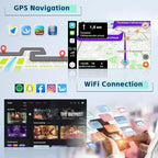 5Ghz WiFi 8Core 4G+64G Android 15 Car Radio for Toyota Corolla EX 2005-2012 Car Stereo with Wireless Carplay Android Auto, 9 Inch HD Touchscreen with GPS Bluetooth5.0 FM/RDS EQ SWC Backup Camera