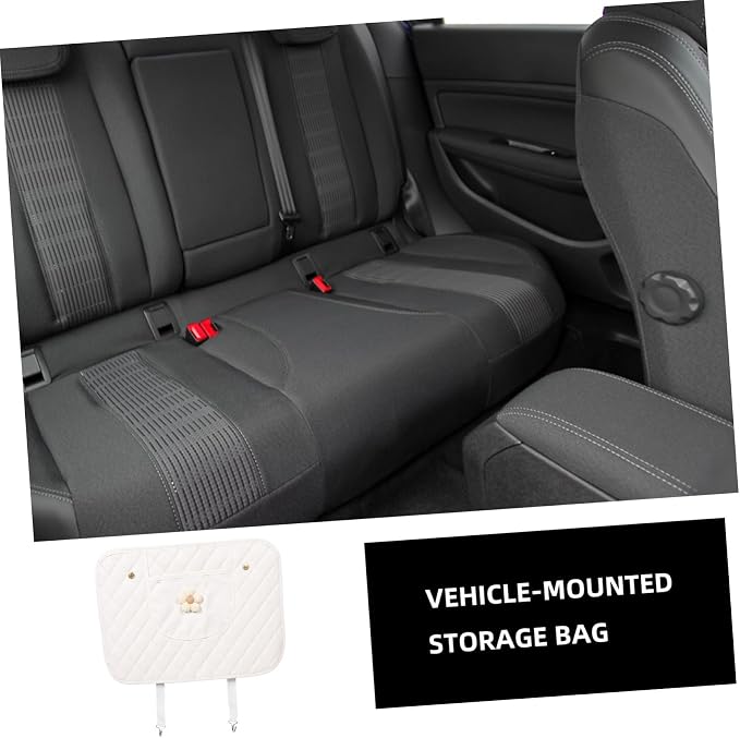 Car Seat Kick Mat Protector with Storage Pocket Back Seat Cover for Full Coverage Anti-kick Pad Easy Installation Car Accessory Organizer for Vehicles