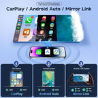 Car Radio for Toyota Tacoma 2005-2015 Stereo Replacement （J.B.L Version） with Wireless Carplay Android Auto, 9'' Touchscreen in-Dash Bluetooth GPS Navigation WiFi SWC Backup Camera MIC 2+32G