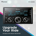 MVH-S622BS Double Din Digital Media Receiver – Bluetooth, SiriusXM, Color Change, USB, FLAC, Voice Control, 50W x 4 Output, 13-Band EQ, AM/FM Radio, Hi-Volt RCA Preouts