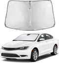 Windshield Sunshade Compatible for Chrysler 200 2011-2016 2017 2018, Sun Visor for Front Windshield & Window Sun Shade Cover, UV Heat Blocker & Protector, Car Accessories