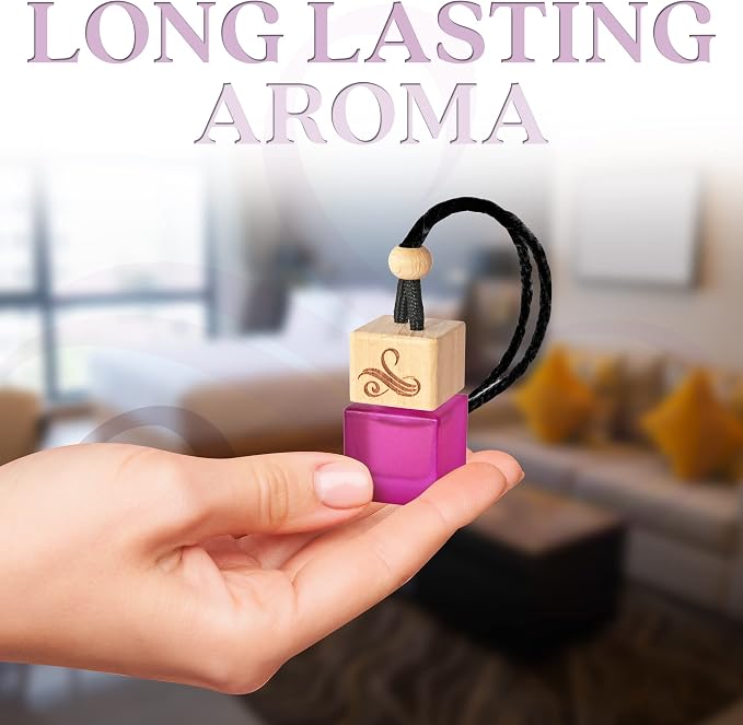 Alien Perfume Car Air Freshener for Women - Over 60 days of Fragrance - Car Fresheners with Vent Clip and Wooden Cap - Long Lasting Hanging Car Scent - Odor Eliminating Technology - Space by