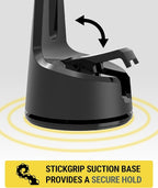 Qi2 Wireless MagSafe Car Mount Charger, 15W Magnetic Suction Cup Windshield/Dashboard Cell Phone Holder with Vent Clip & Fast USB-C Car Charger Compatible with Apple iPhone 16/15/14/13/12, S25
