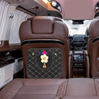 Car Seat Protector Kick Mat for Back Seat Cover Anti-kick Pad with Leather Material for Travel and Family Use