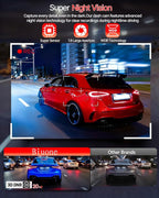 Dash Cam Front and Rear, 4K Full HD Dual Dash Camera for Cars W/ 64GB Card Included, Built-in 5G WiFi, Car Camera Dashcams for Cars with Night Vision, Parking Monitor, WDR, Emergency Lock