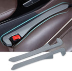 Car Seat Gap Filler Set of 2, Car Accessories Interior Organizer, Seat Gap Plug Fit Sedan SUV Truck, Gray