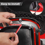 for Wrangler JK Front Door Pockets Storage for Jeep Wrangler JK JKU Sport X Sahara Rubicon 2011-2017 Black Accessories 2pcs