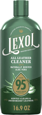 All Leather Cleaner, Naturally Derived Leather Care Cleaner with Aloe Vera, Great for Car Interiors, Boots, Furniture, Bags, Jackets and More, 16.9 fl oz