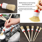 10PCS Car Auto Detailing Brush Set, Auto Detailing Brushes Cleaner Car Detailing Brushes Exterior, Car Interior Brush for Detailing Cars Automotive Interior, Wheels, Exterior, Leather