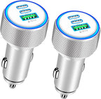 USB C Car Charger, 2Pack 3Port 67W Dual USB-C&USB-A Car Power Cigarette Lighter USB Charger 3 in 1 PD/QC Type C Car Charger Fast Charge for iPhone 17 17 Pro 16 15 14 13 12/Galaxy S26 S25/Pixel
